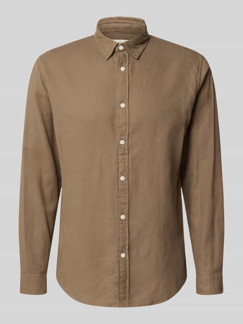 Koszula casualowa o kroju slim fit z czystej bawełny model ‘OWEN’