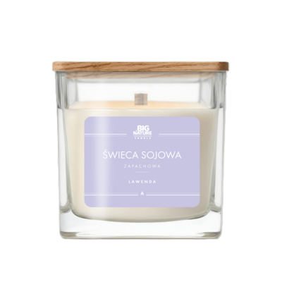 Świeca sojowa zapachowa Lawenda 205 g