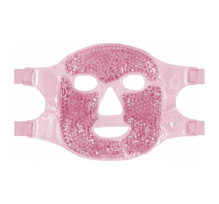 eCarla chłodząca maseczka żelowa wielokrotnego użytku AK22R Różowa