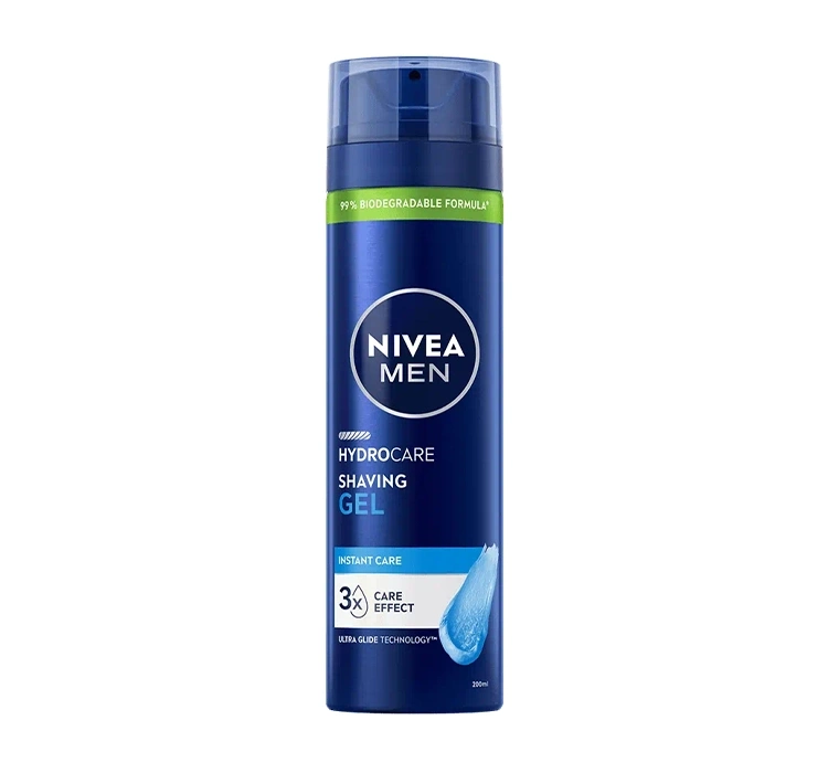 NIVEA MEN Hydrocare ochronny żel do golenia dla mężczyzn 200 ml