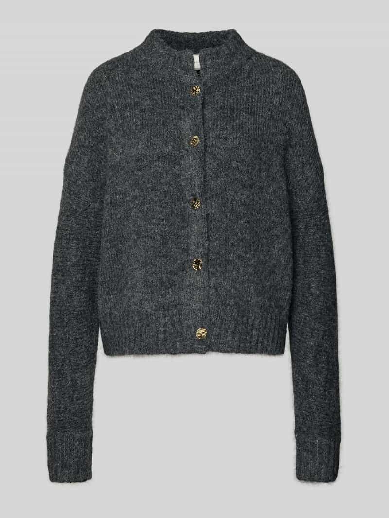 Kurtka z dzianiny ze stójką model ‘Taura’