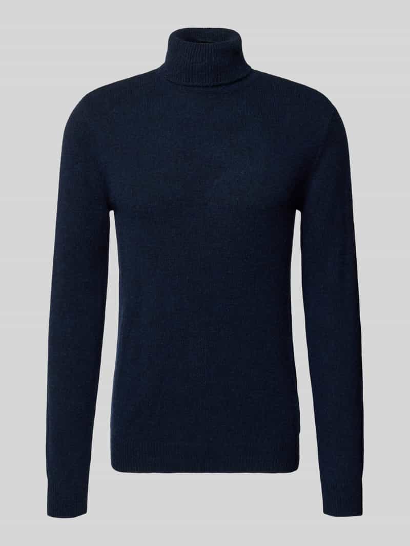 Sweter z dzianiny z golfem model ‘BRANKO’