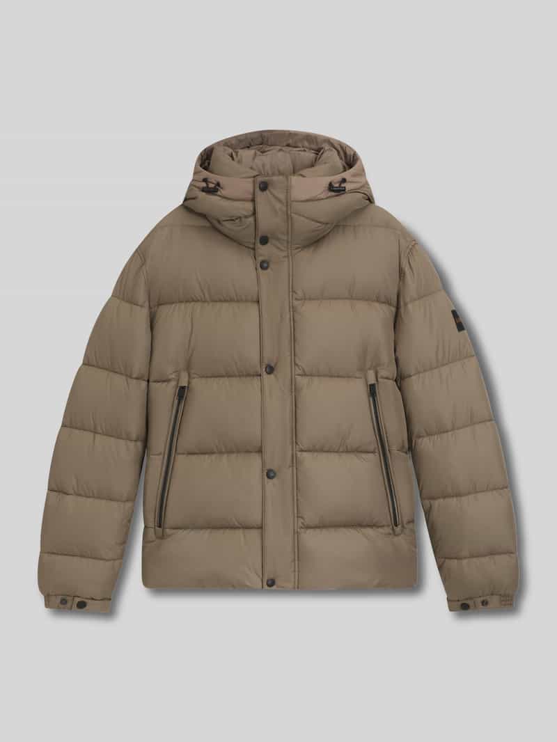 Pikowana kurtka o kroju regular fit z wodoodpornego materiału model ‘OMARIS’