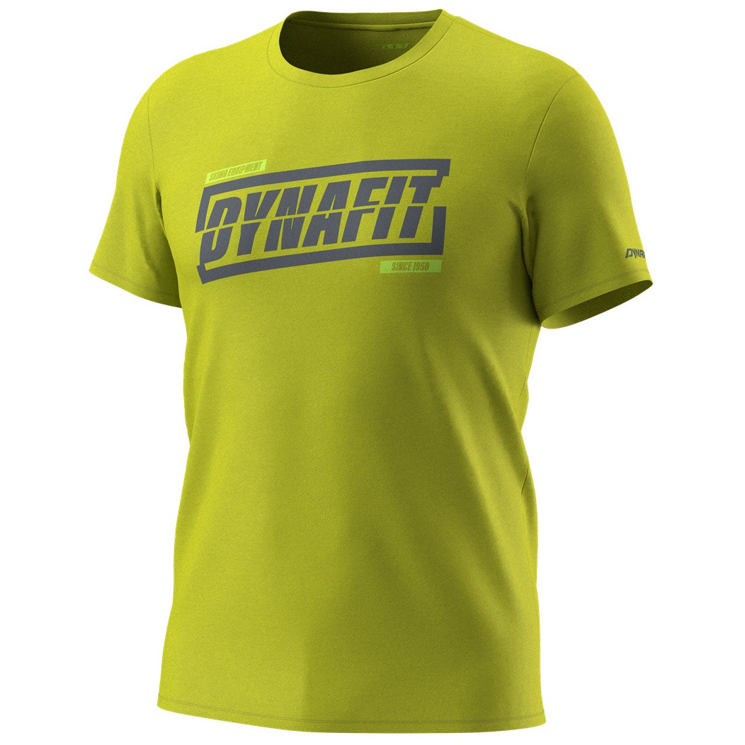 Koszulka męska Dynafit Graphic Co M S/S Tee Rozmiar: XXL / Kolor: zielony/szary