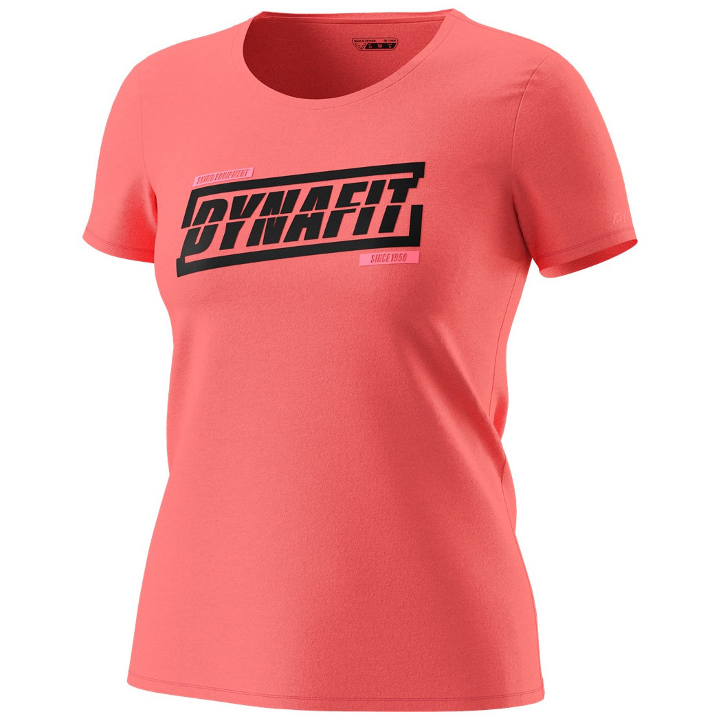 Koszulka damska Dynafit Graphic Co W S/S Tee Rozmiar: L / Kolor: pomarańczowy