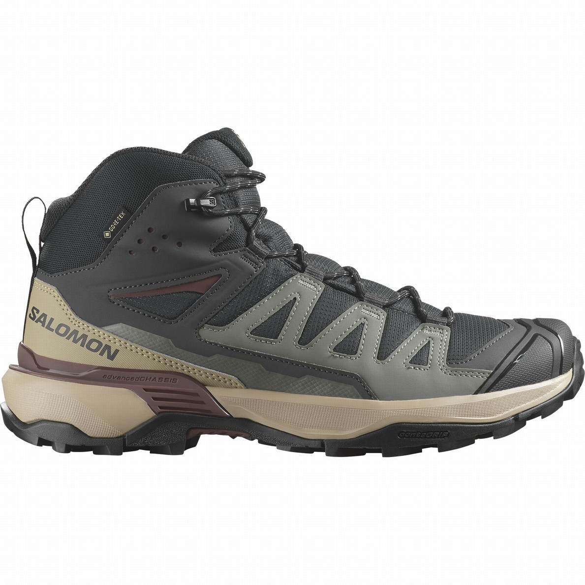 Buty męskie Salomon X Ultra 360 Mid Gore-Tex Rozmiar butów (UE): 48 / Kolor: czarny/szary