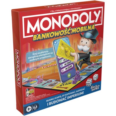 Gra planszowa HASBRO Monopoly Bankowość mobilna G1424