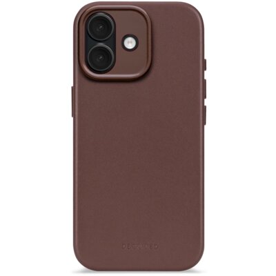Etui DECODED Leather MagSafe do Apple iPhone 17 Brązowy