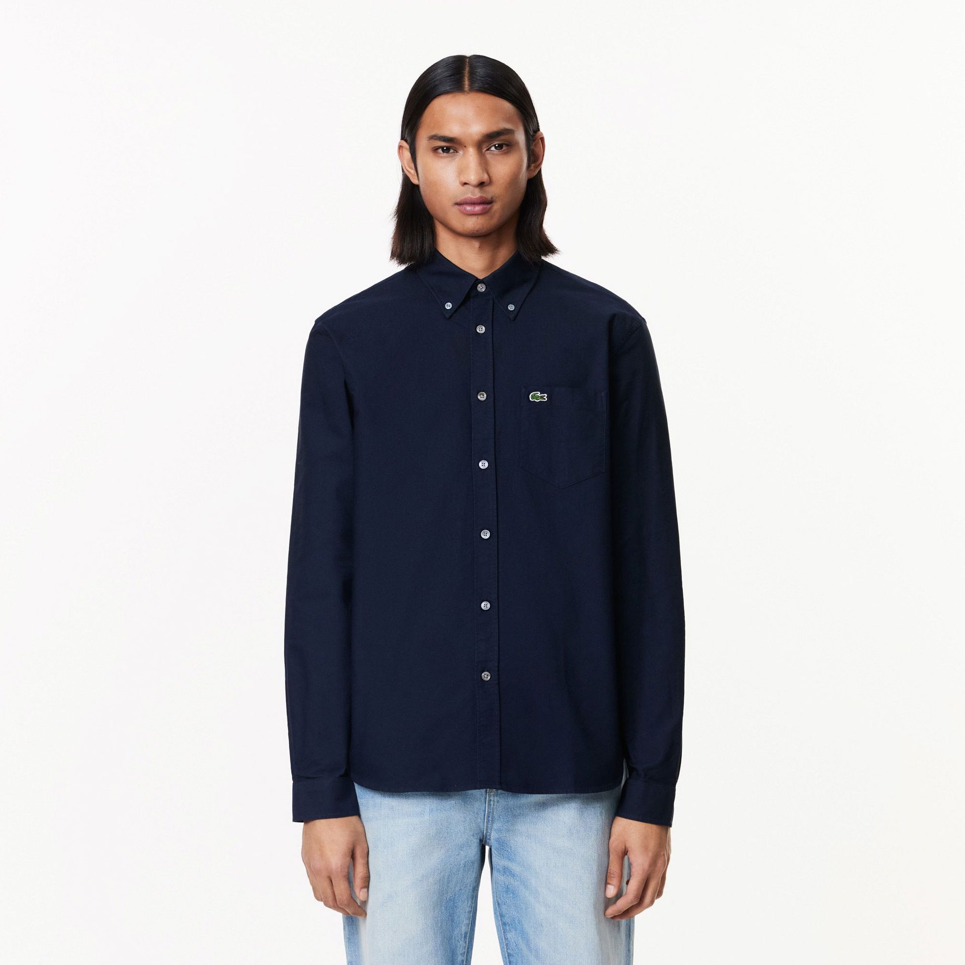 Lacoste Regular fit cotton Oxford shirt