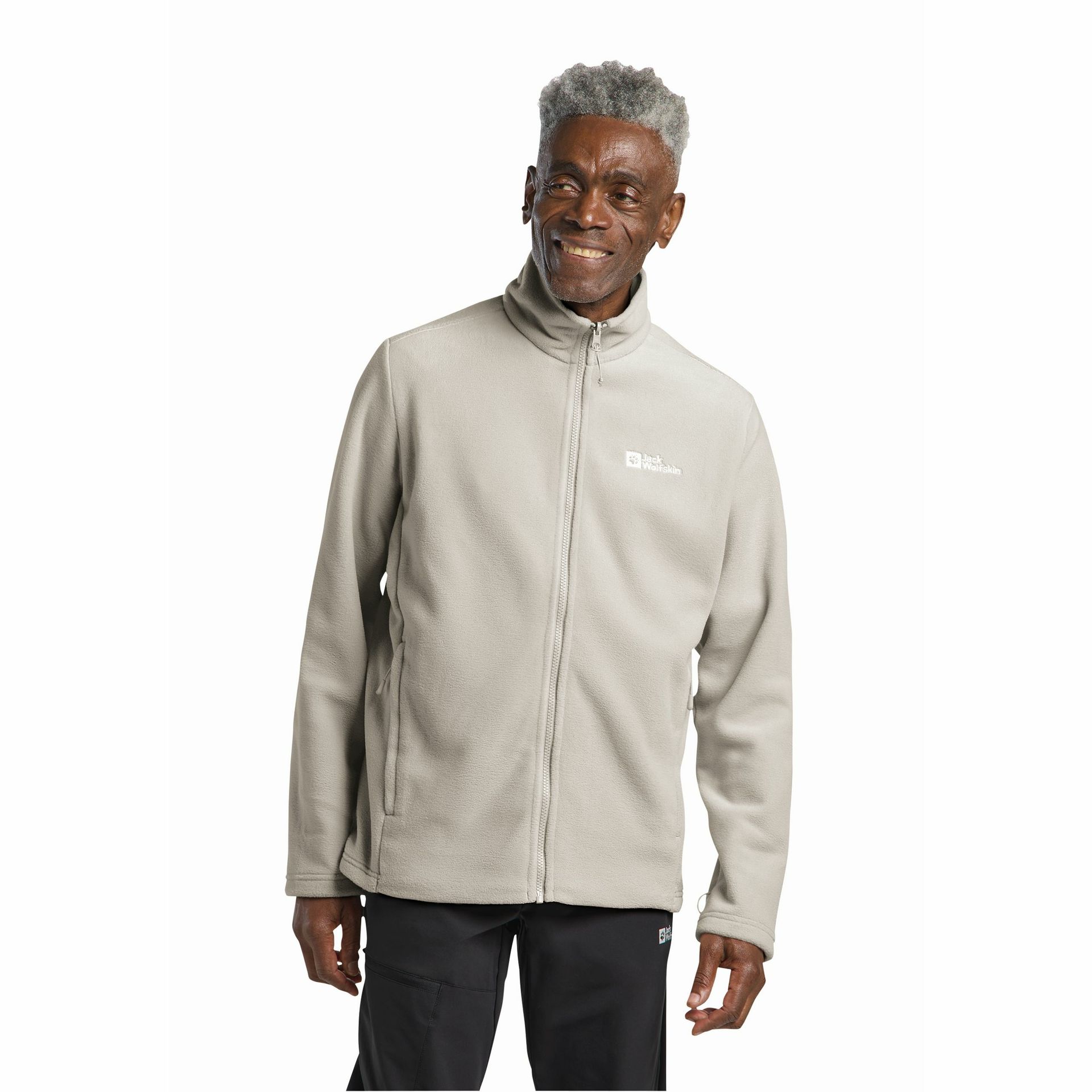 Męska kurtka polarowa Jack Wolfskin WINTERSTEIN FZ M pale sand - M