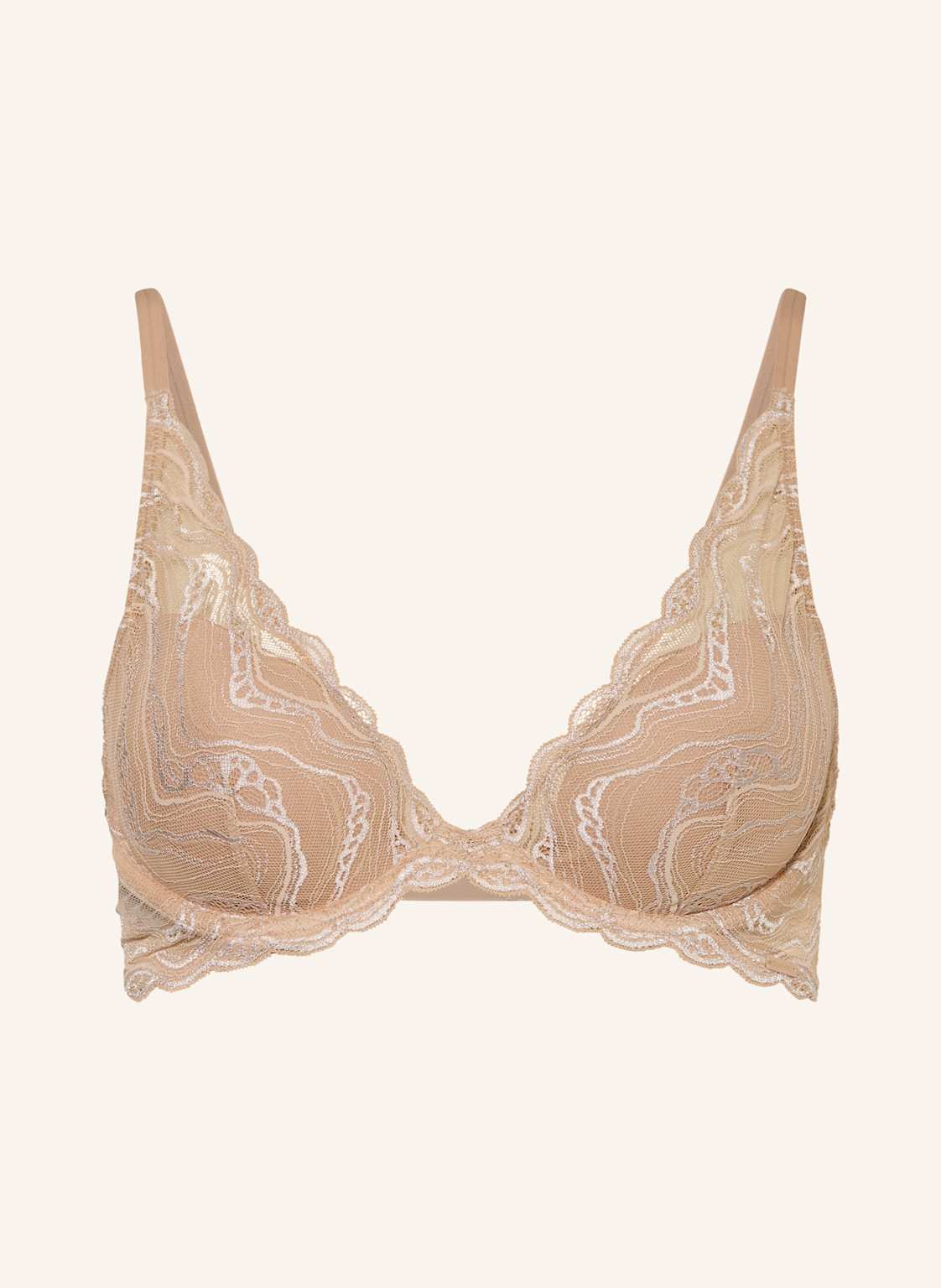 Calvin Klein Biustonosz Usztywniany Lightly Lined beige