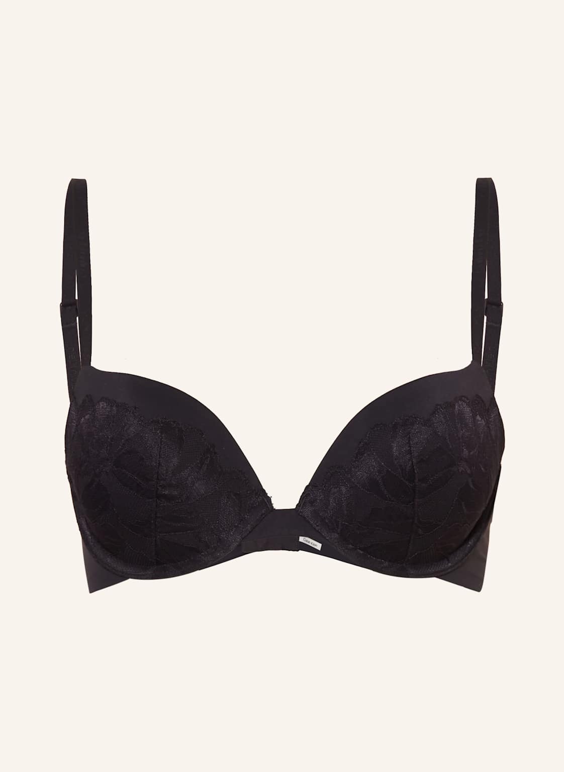 Calvin Klein Biustonosz Push-Up Perfectly Fit Lace schwarz