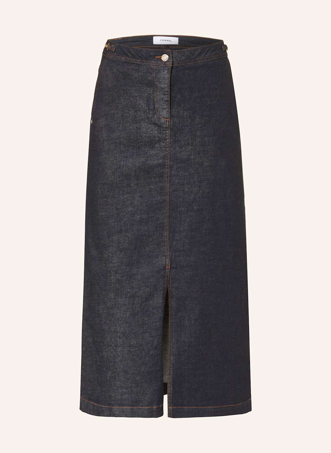 Comma Spódnica Jeansowa blau