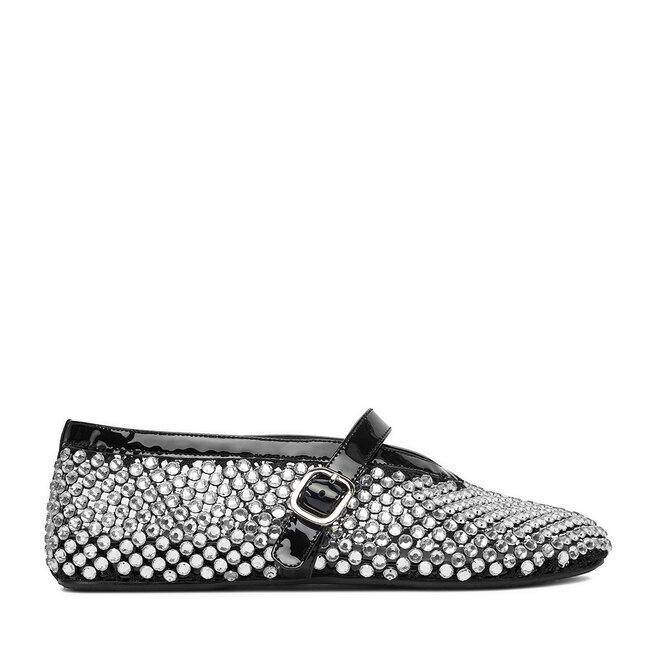 Baleriny Eva Minge EO-ROSA-0516-205 Srebrny