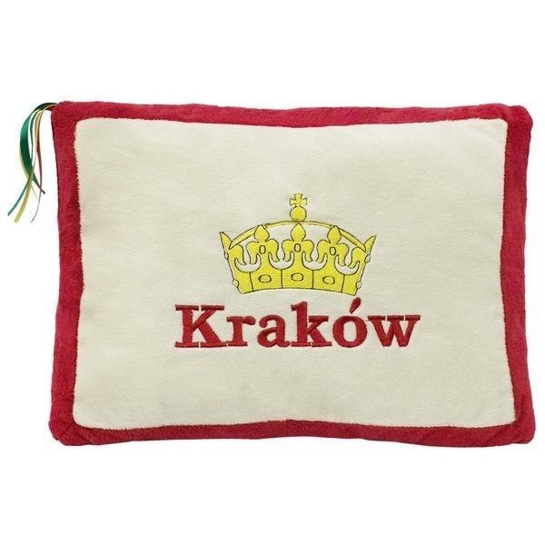 Poduszka Kraków czerwona 34x24cm