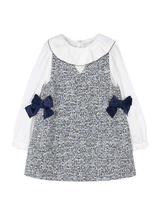 Mayoral Sukienka codzienna 4990 Szary Regular Fit