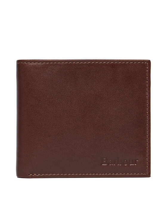 Barbour Duży Portfel Męski MLG0002BR52 Brązowy
