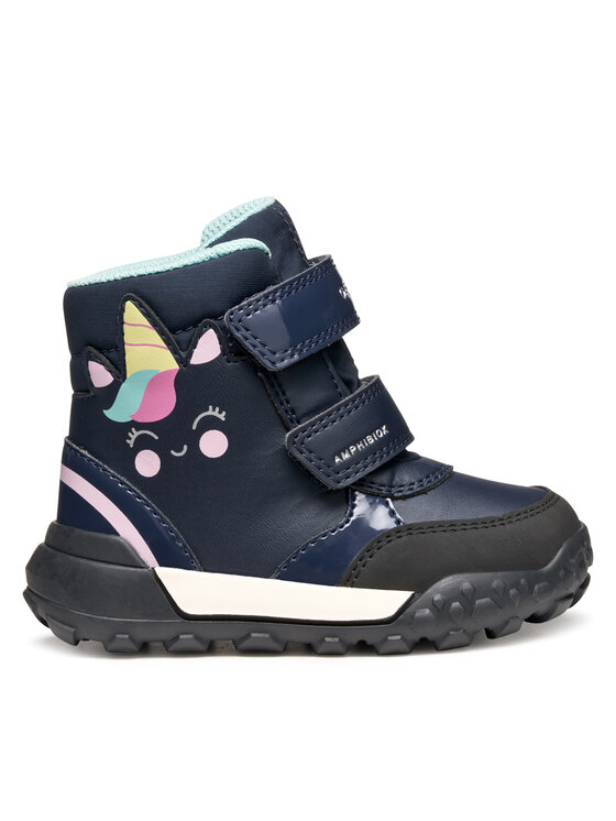 Geox Śniegowce B Trekkyup B Ab B566MD 054FU C4002 S Granatowy