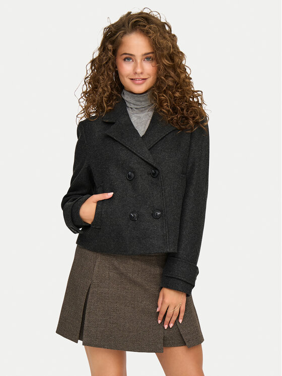 ONLY Kurtka przejściowa Freja 15320983 Szary Regular Fit