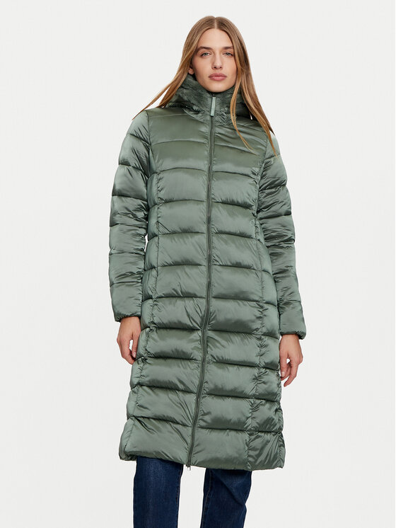 CMP Płaszcz zimowy 34K0046F Zielony Regular Fit