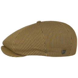 Bawe?niana czapka z daszkiem Brood marki Brixton, ciemnobeżowy, XL (61-62 cm)