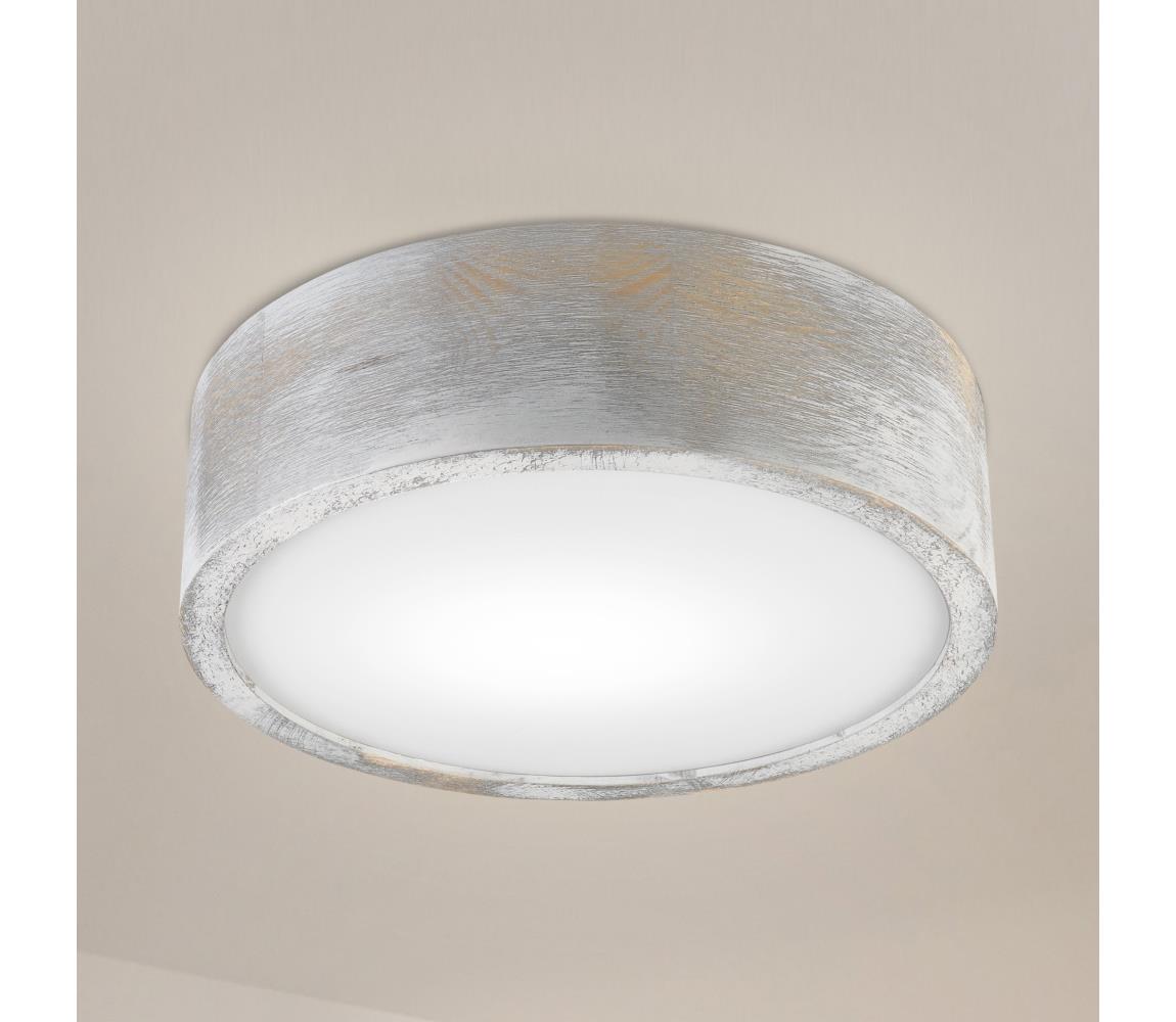 Brilagi - Lampa sufitowa PINO 1xE27/15W/230V sosna/srebrna śr. 27,5 cm
