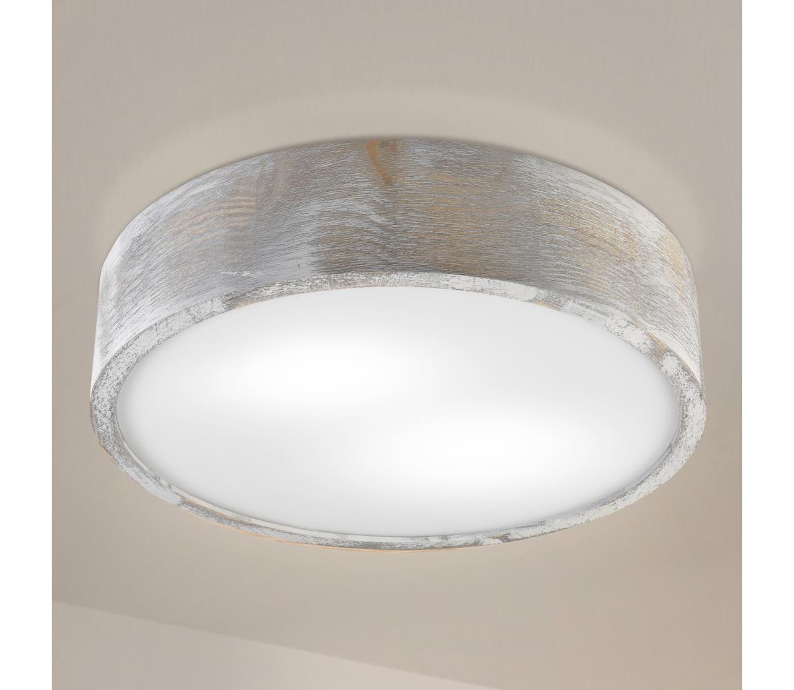 Brilagi - Lampa sufitowa PINO 2xE27/15W/230V sosna/srebrna śr. 37,5 cm