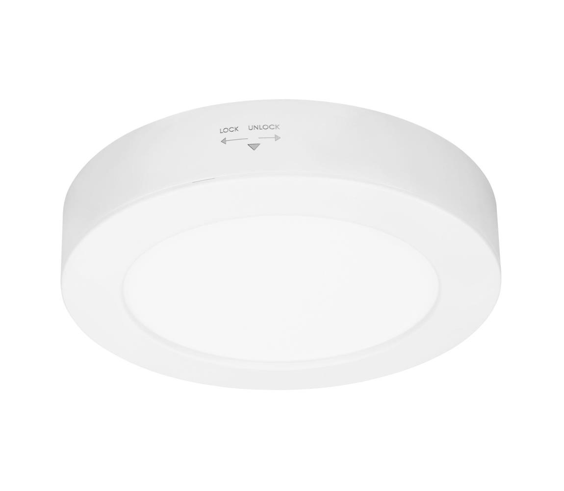 Solight WD240-W - Panel LED 2w1 12W/230V 3000/4000/6000K śr. 17 cm IP54 biały