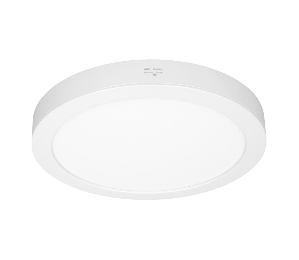 Solight WD242-W - Panel LED 2 w 1 18W/230V 3000/4000/6000K śr. 22,5 cm IP54 biały