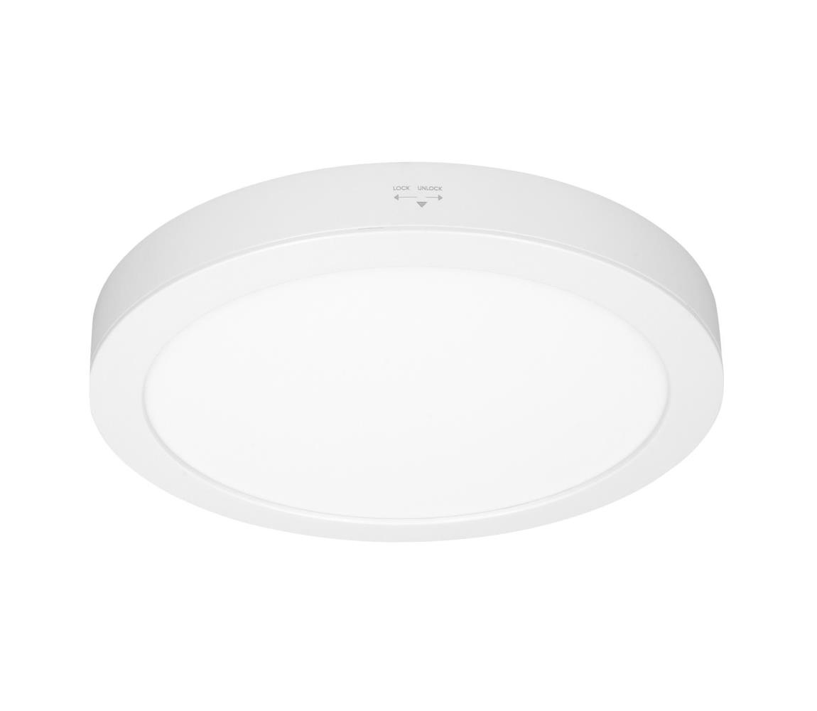 Solight WD244-W - Panel LED 2 w 1 24 W/230 V 3000/4000/6000 K śr. 30 cm IP54 biały