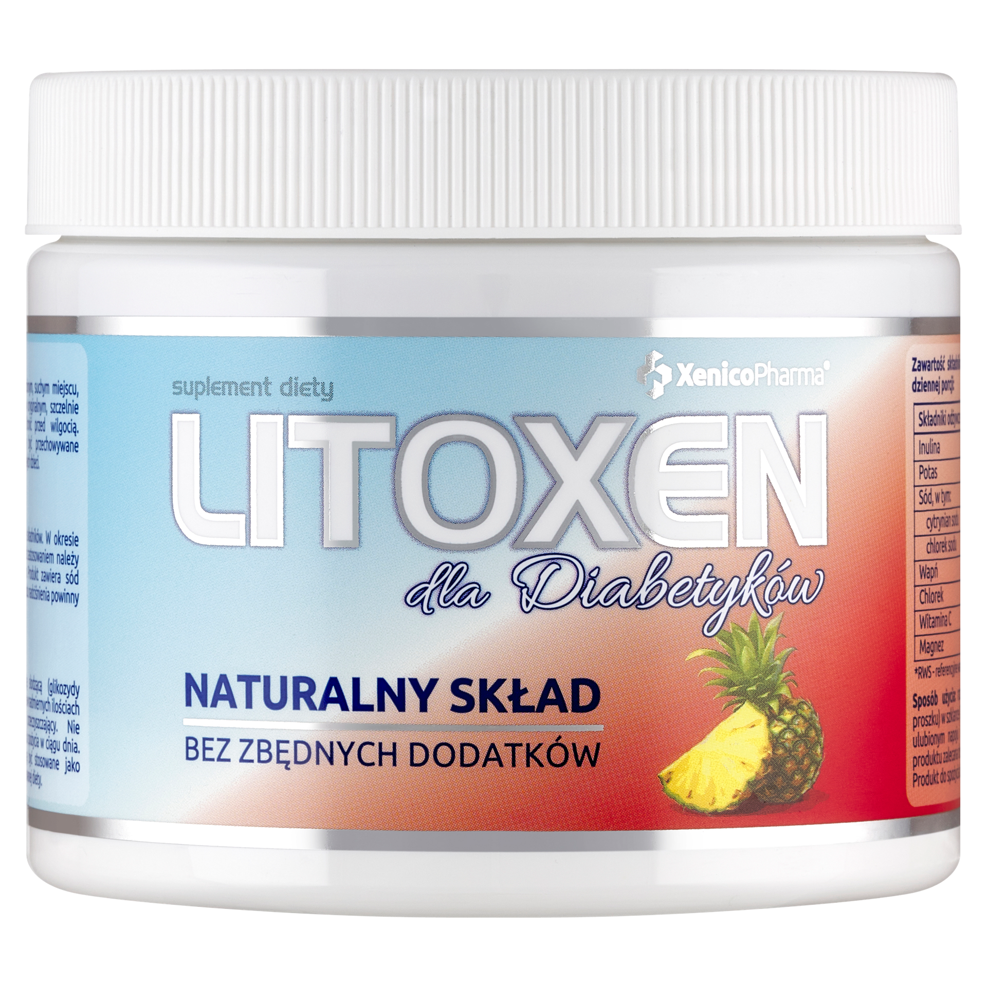 Litoxen dla Diabetyków, smak ananasowy, 162 g