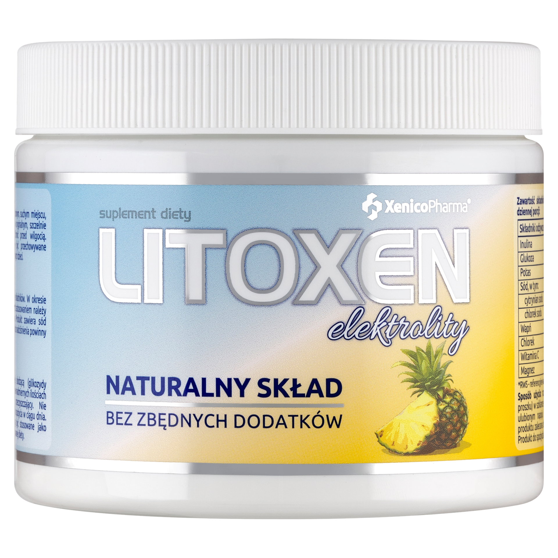 Litoxen Elektrolity, smak ananasowy, 235,5 g
