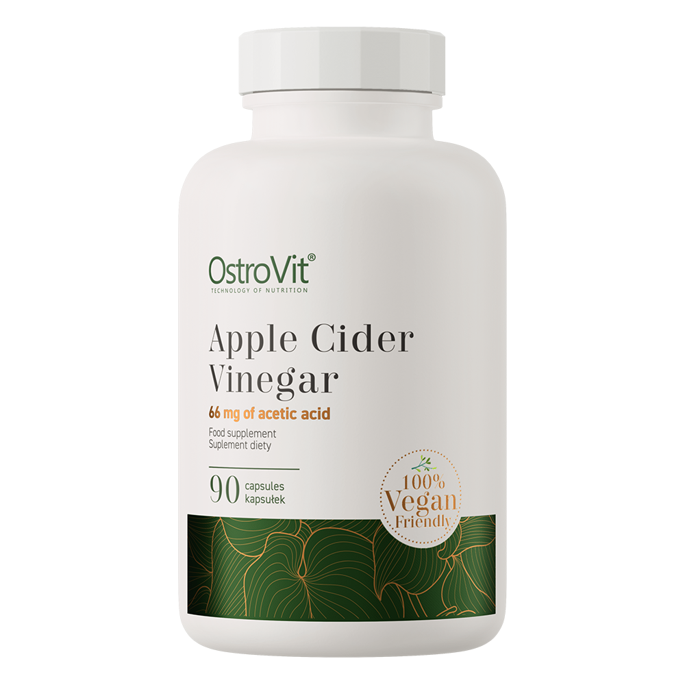 OstroVit Apple Cider Vinegar VEGE, ocet jabłkowy, 90 kapsułek