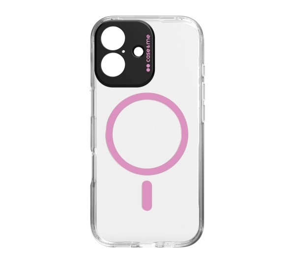 case&me Magcolor do iPhone 17 Przeźroczysto-różowy