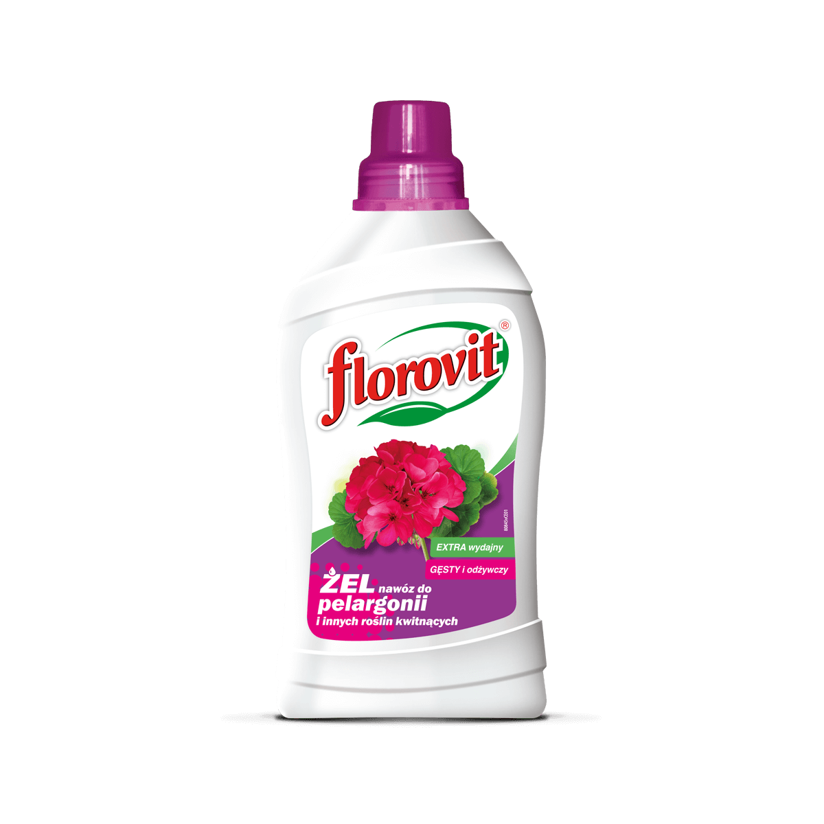 Florovit nawóz do pelargonii i innych roślin kwitnących w żelu 800 g