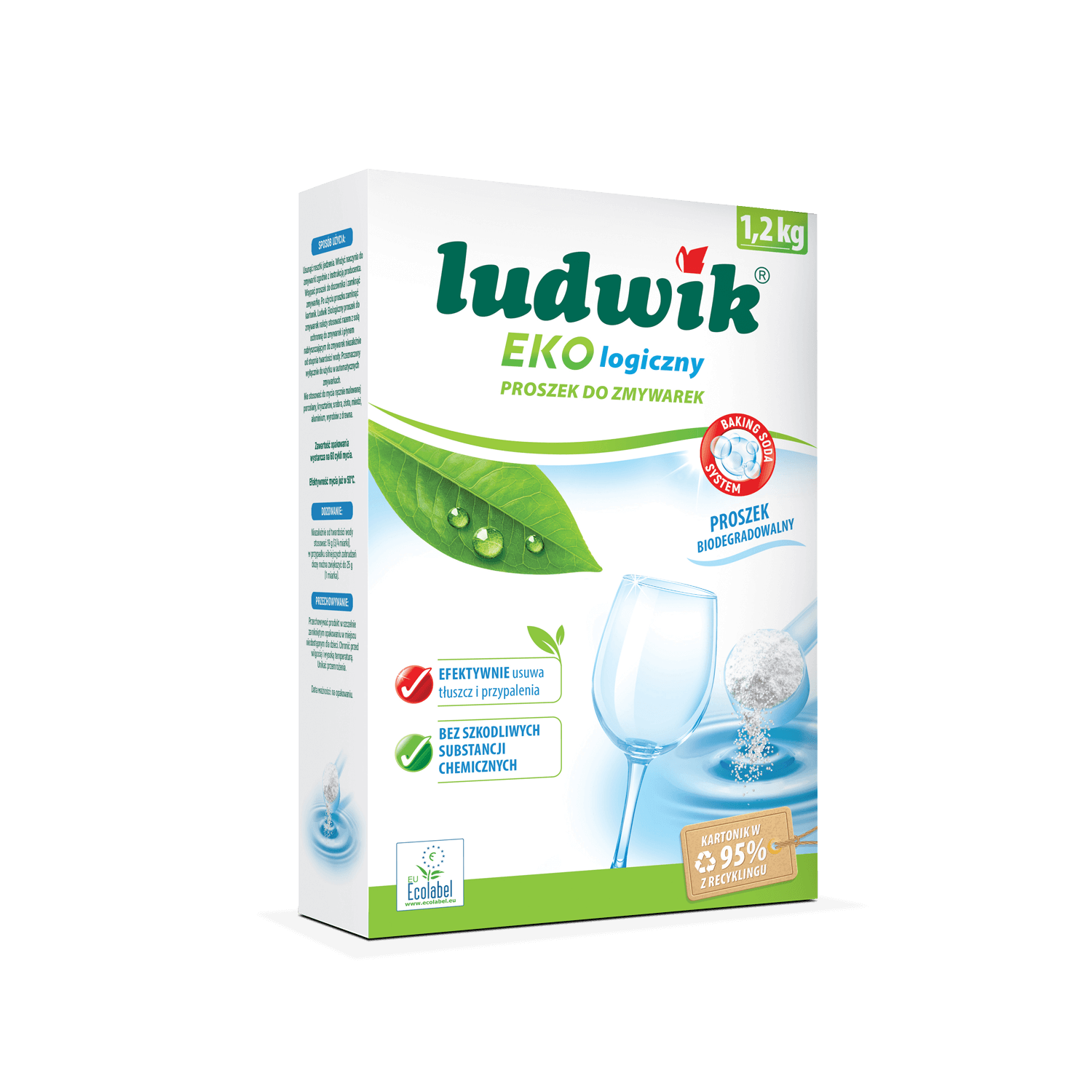 Ludwik Ekologiczny proszek do zmywarki 1,2 kg