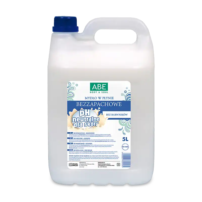 ABE mydło w płynie bezzapachowe 5 L