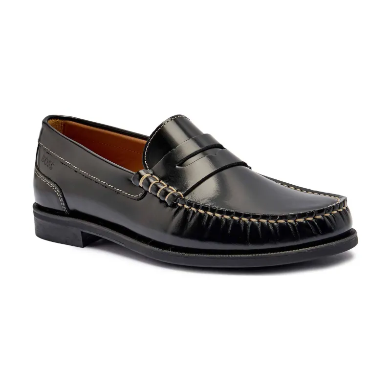 BOSS BLACK Skórzane loafersy Lycia_Mocc_BOCS