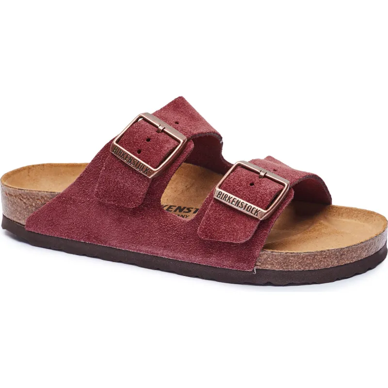 Birkenstock Skórzane klapki Arizona BS narrow fit