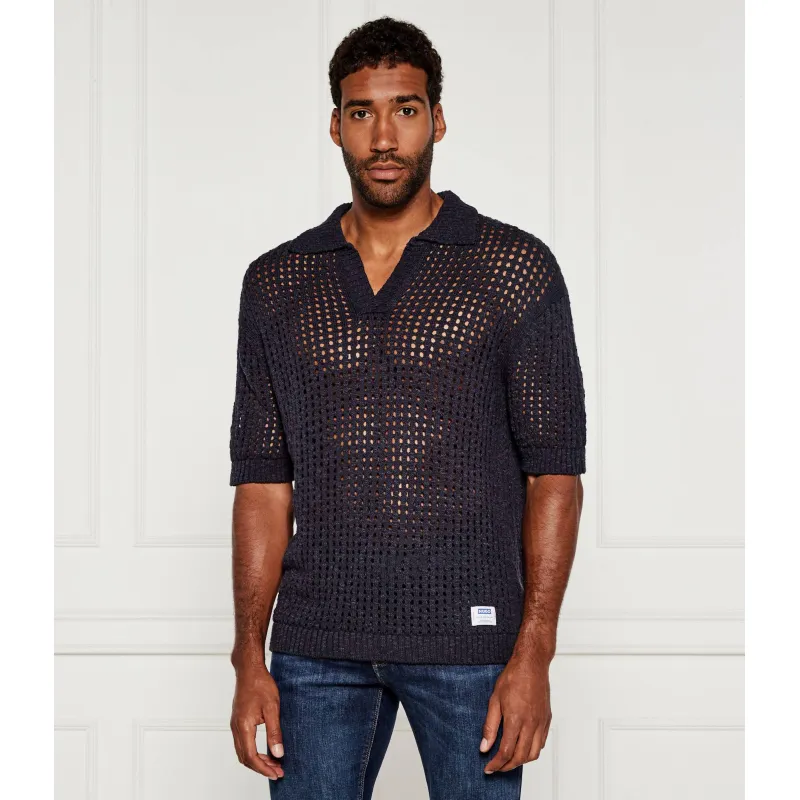Hugo Blue Polo Strallo | Loose fit