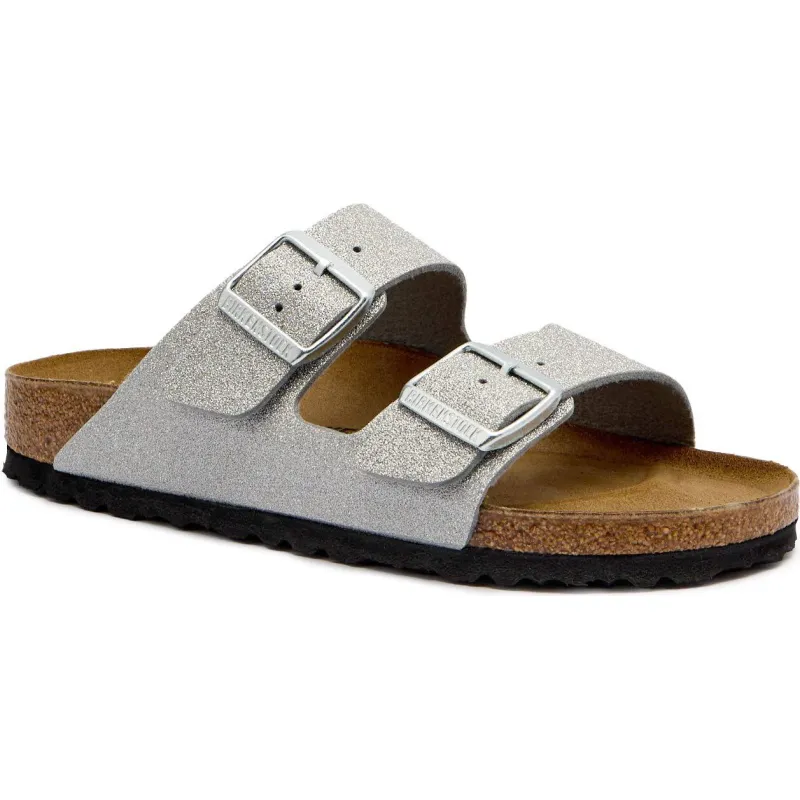 Birkenstock Klapki Arizona SYN | z dodatkiem skóry | narrow fit