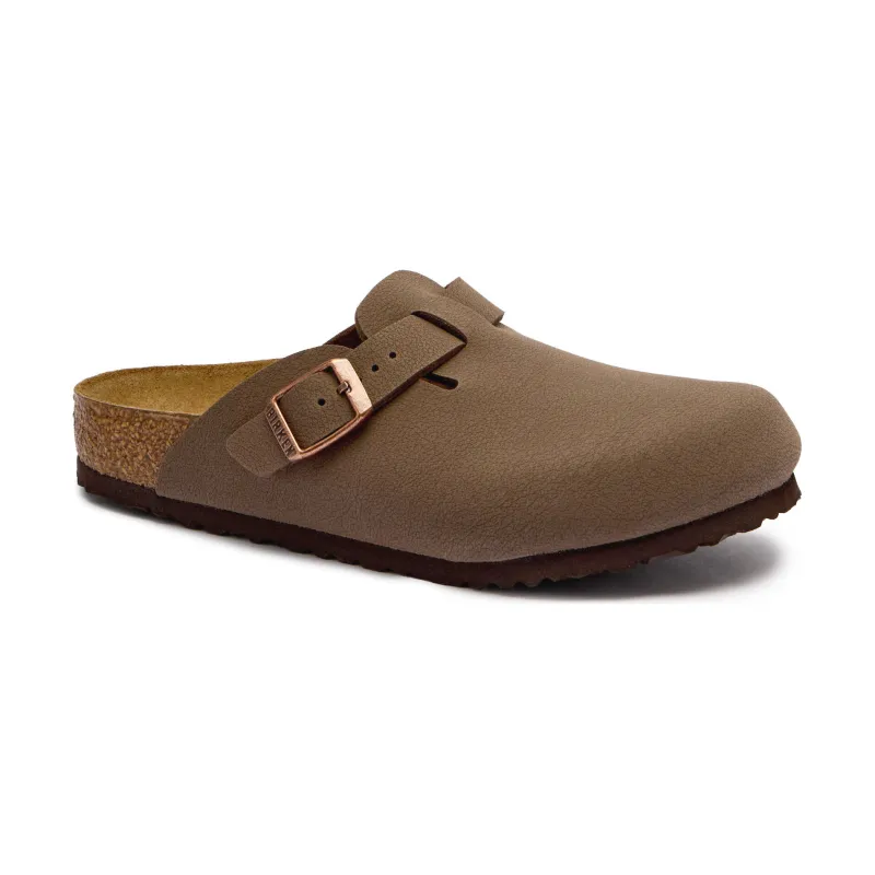 Birkenstock Mule Boston z dodatkiem skóry narrow fit