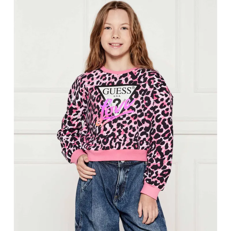 Guess Bluza Cropped Fit