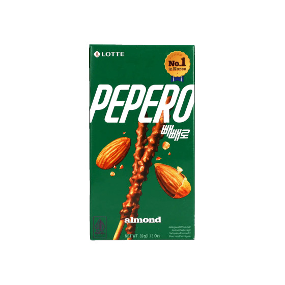 Słodkie paluszki Pepero Almond & Chocolate, 32 g