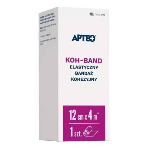 Apteo Koh-Band Elastyczny bandaż kohezyjny 12 cm x 4 m, 1 szt. >> 0zł za wysyłkę przy zakupach od 59 zł 