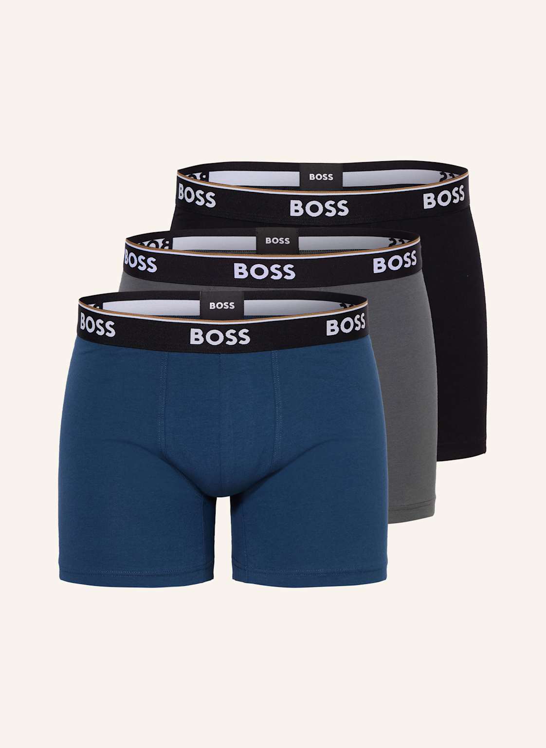 Boss Bokserki Power, 3 Szt. schwarz