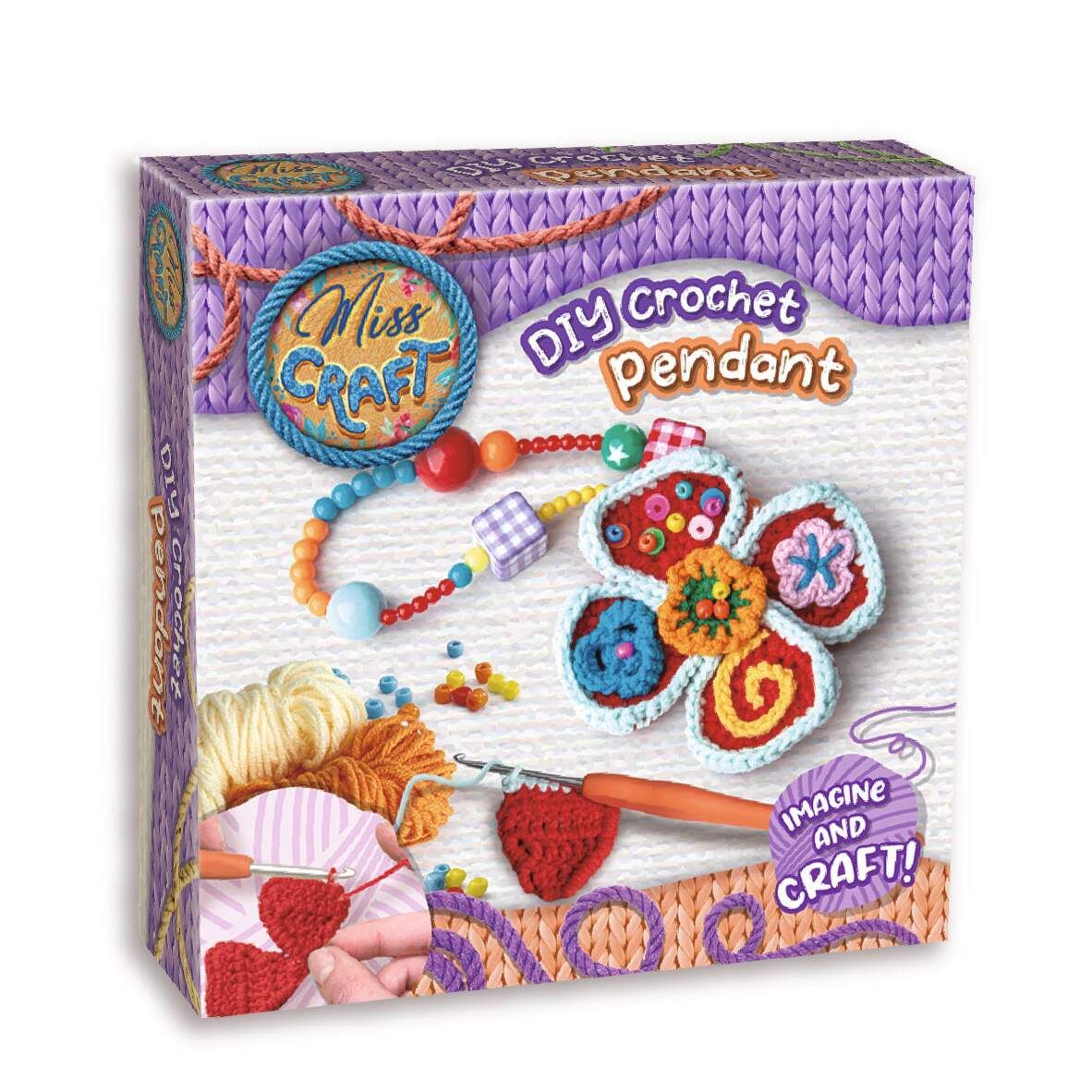 Zestaw kreatywny Szydełkowanie Kwiatek - zabawka