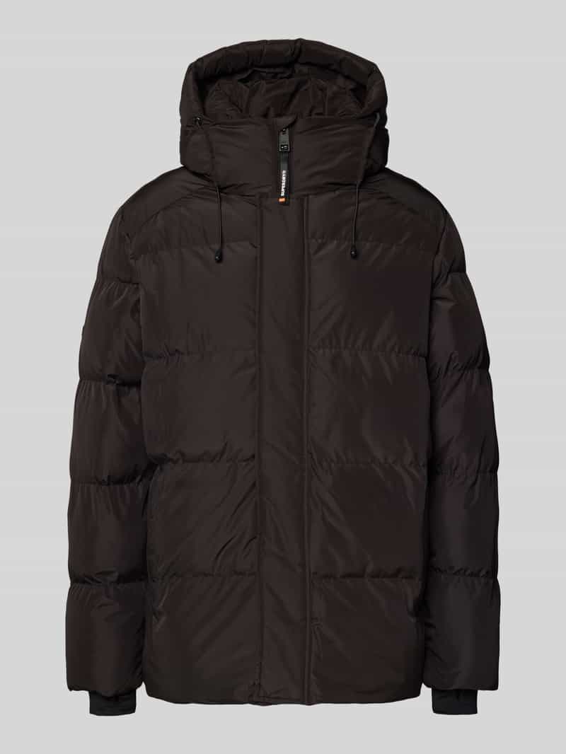 Kurtka pikowana z kapturem