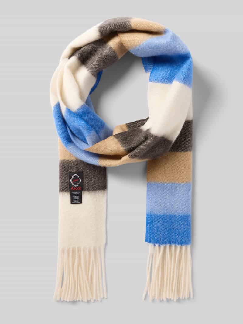 Szal z mieszanki wełny i kaszmiru