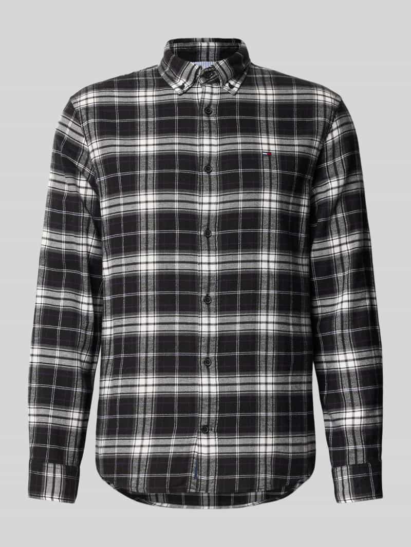 Koszula flanelowa o kroju regular fit z czystej bawełny